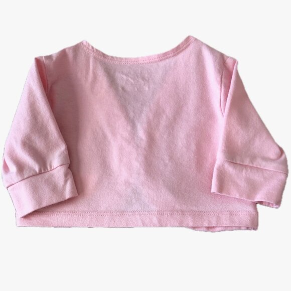 Children's Place Pink Bolero Short Cropped Jacket Long Sleeves Size 12-18M - Picture 2 of 14